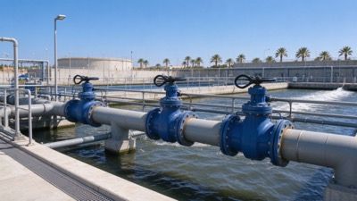 Butterfly and Check Valve Batch Supply for a North African Municipal Wastewater Plant